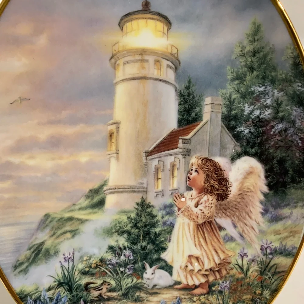 The Bradford Exchange A Little Hope Lights the Way by Dona Gelsinger Plate